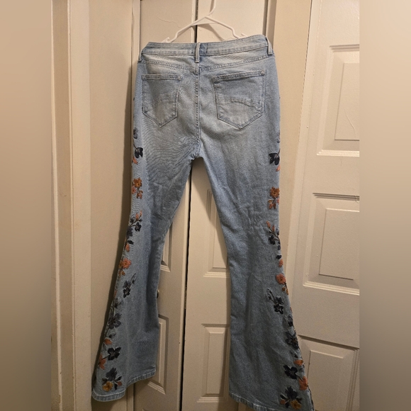 DRIFTWOOD Blue Straight Leg Jeans with Distressed Detailing 30.34 - Picture 8 of 16